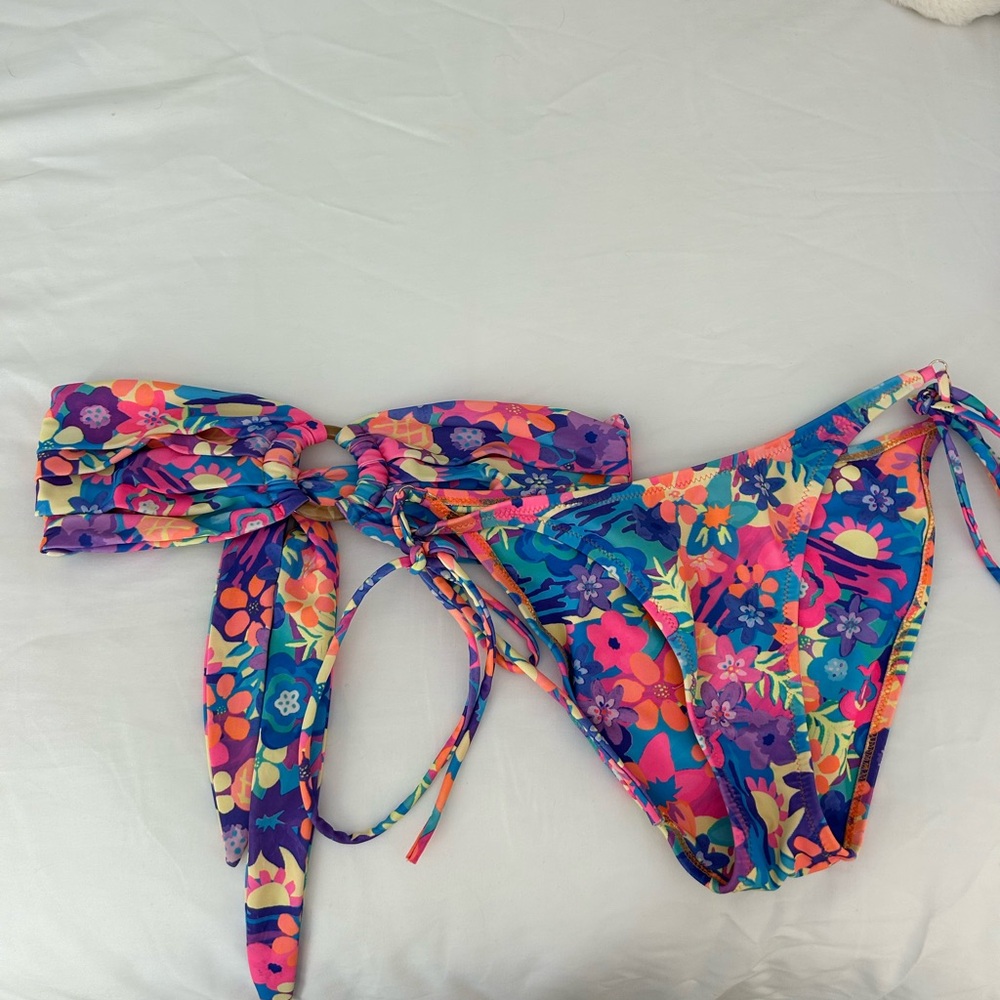 Colorful Floral Bikini Set